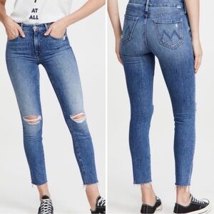 MOTHER The Looker Ankle Fray Jeans